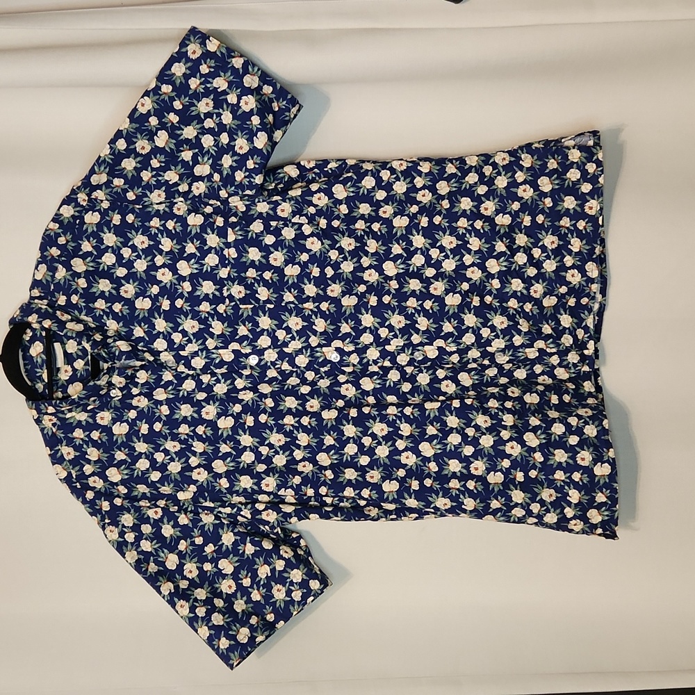 Vintage Mark Raysten Division of Malihini Men's Hawaiian Floral Shirt 2XL